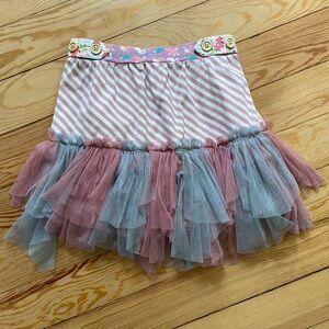 Matilda Jane Pink & Light Blue Layered Tulle Skirt